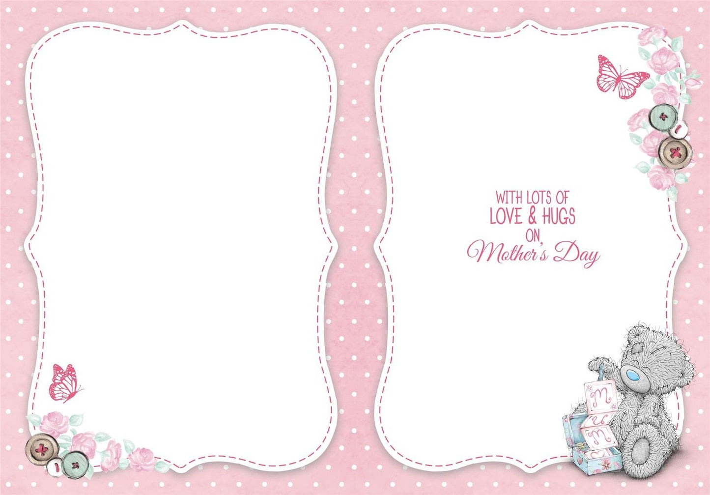 Wonderful Mummy Me to You Bear Holding Present Design Mother's Day Card