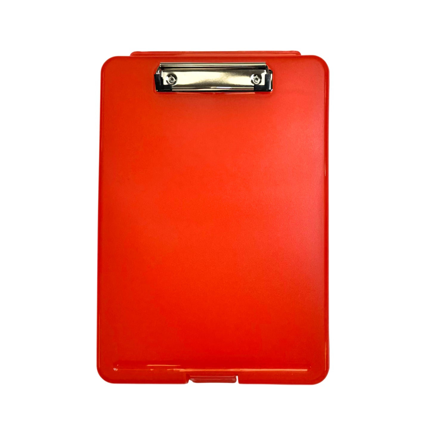 Pack of 2 A4 Red Clipboard Box Files - Storage Filing Case