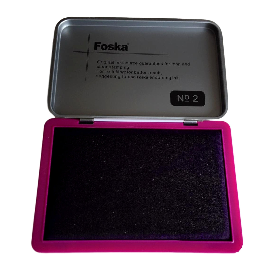 Black Ink Stamp Pad 122x48mm