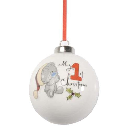Me to You Bear Christmas Bauble 1st Xmas First Gift Baby
