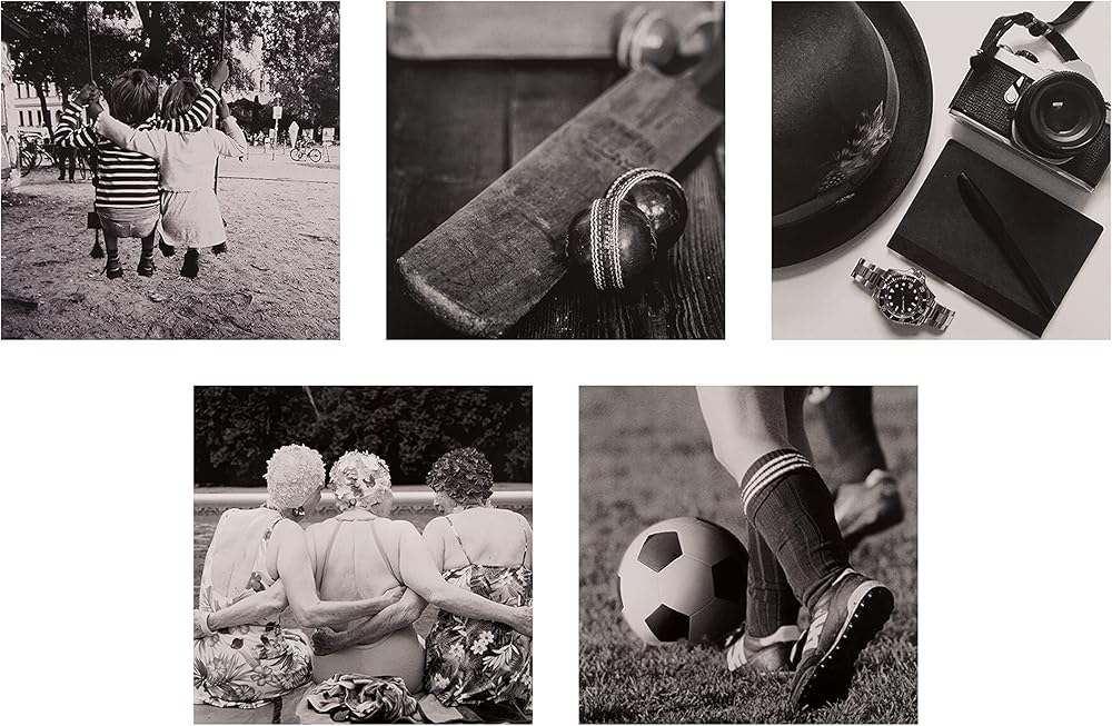 Monochrome Photographic Designs Multipack of 20 in 20 Blank Cards