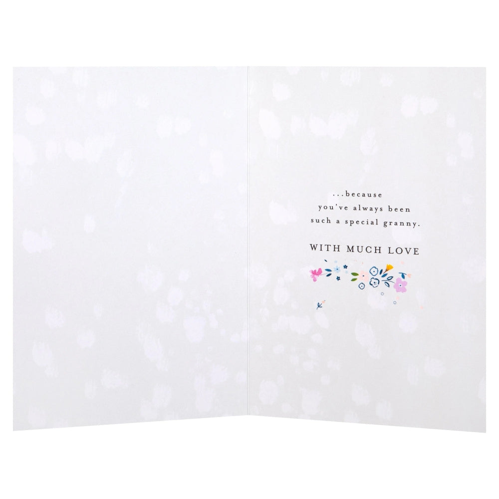 Kettle & Tea Design Granny Birthday Card