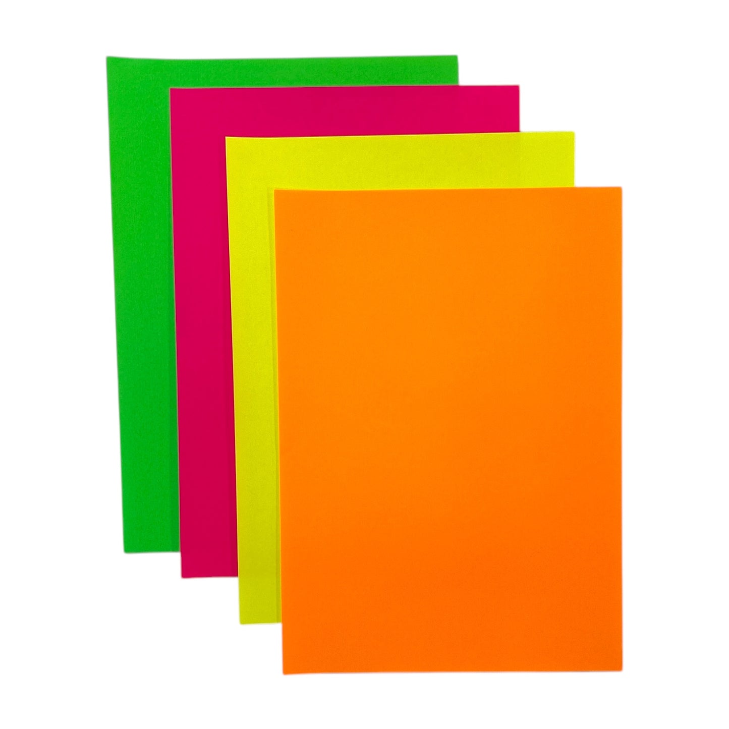 Pack of 15 A4 Fluorescent Papers 80gsm