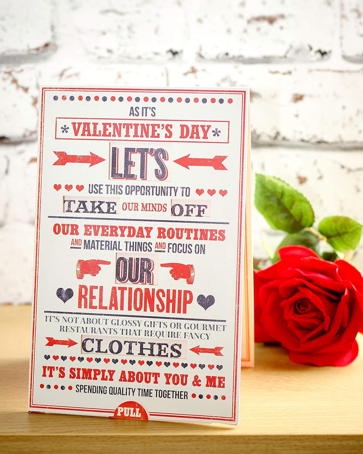 Romantic Cheeky Valentine's Day Card