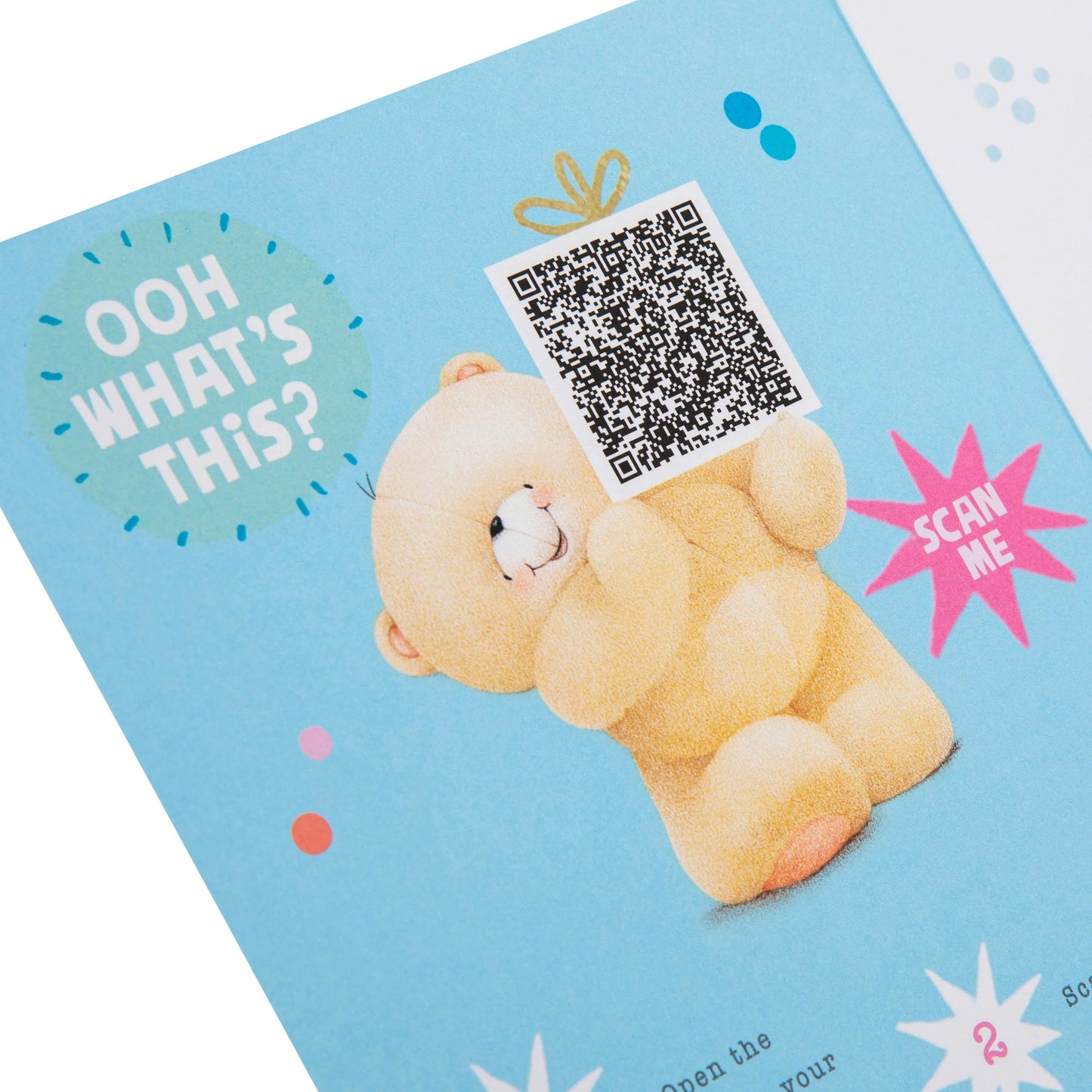 Interactive Forever Friends Daddy Birthday Card with QR Code