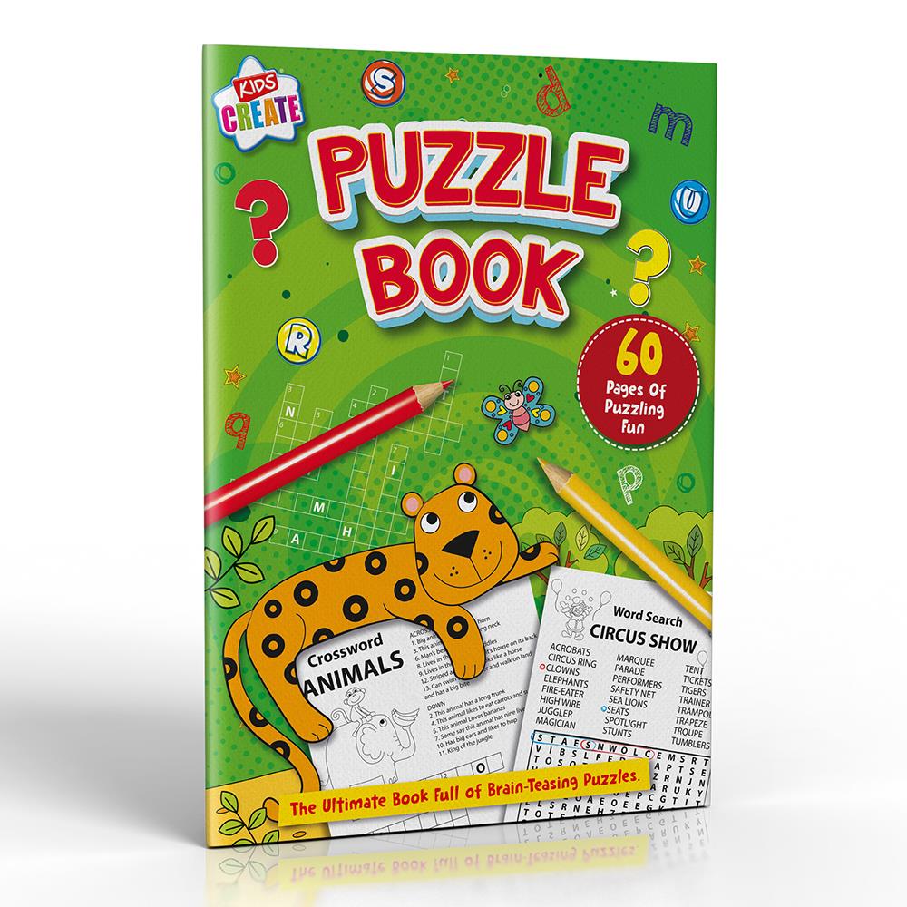 Kids Create Activity Puzzle Book