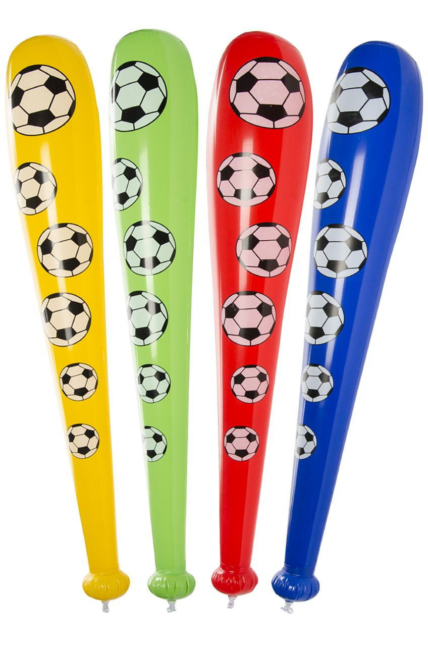 Pack of 12 Inflatable Football Theme Bats