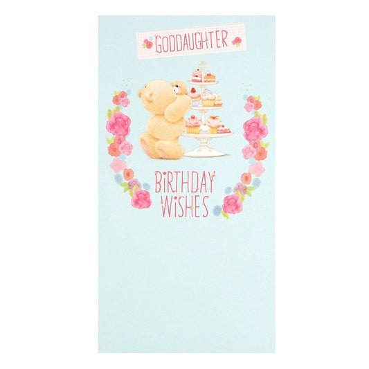 Forever Friends Goddaughter Birthday Card "With Love" 