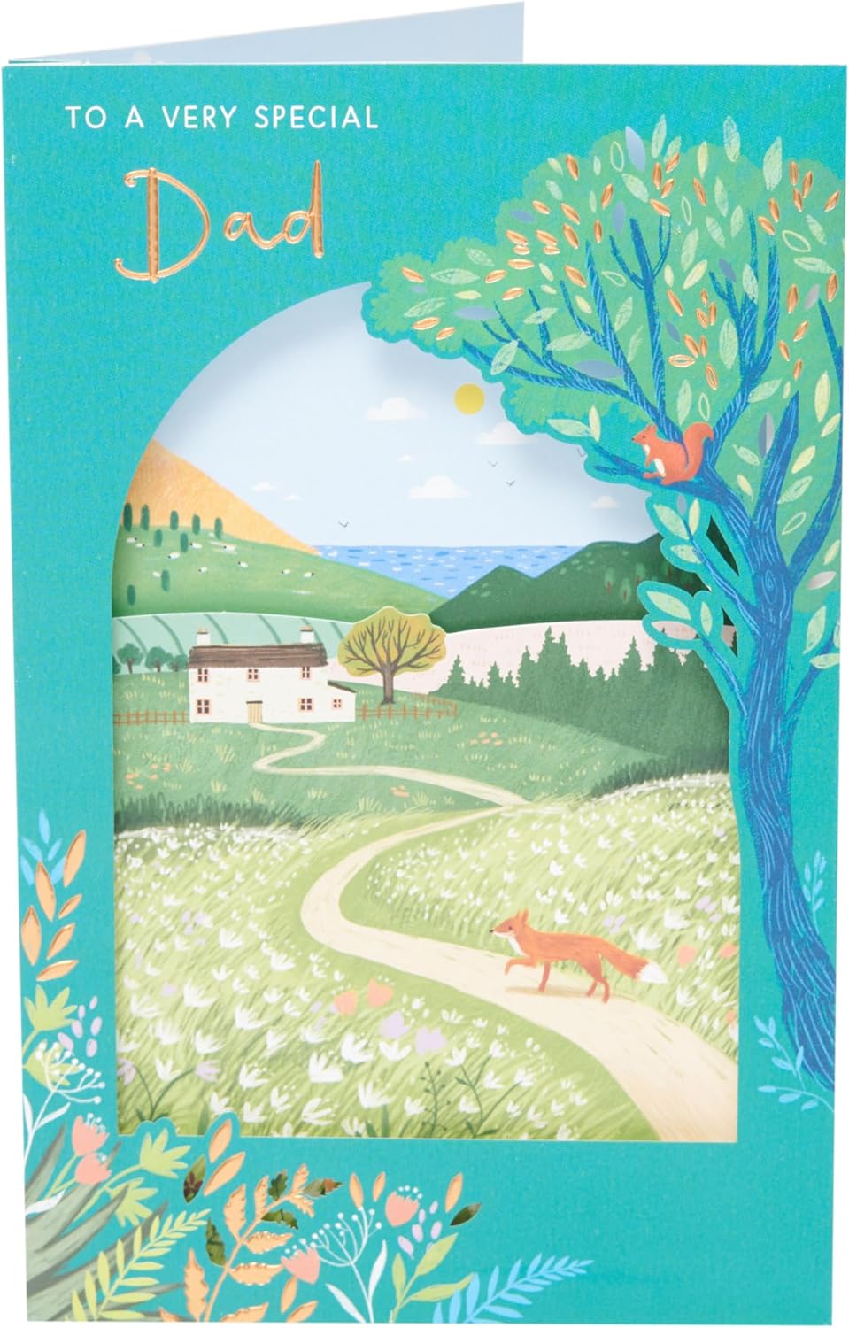 Country Scene Design For Dad Father's Day Card