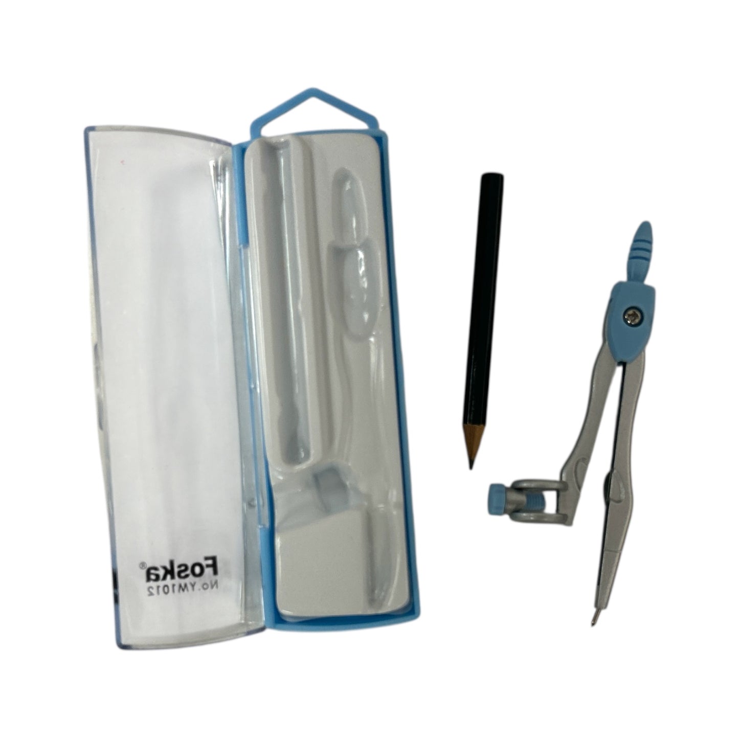 Single Blue OR Pink Compass Divider with Pencil