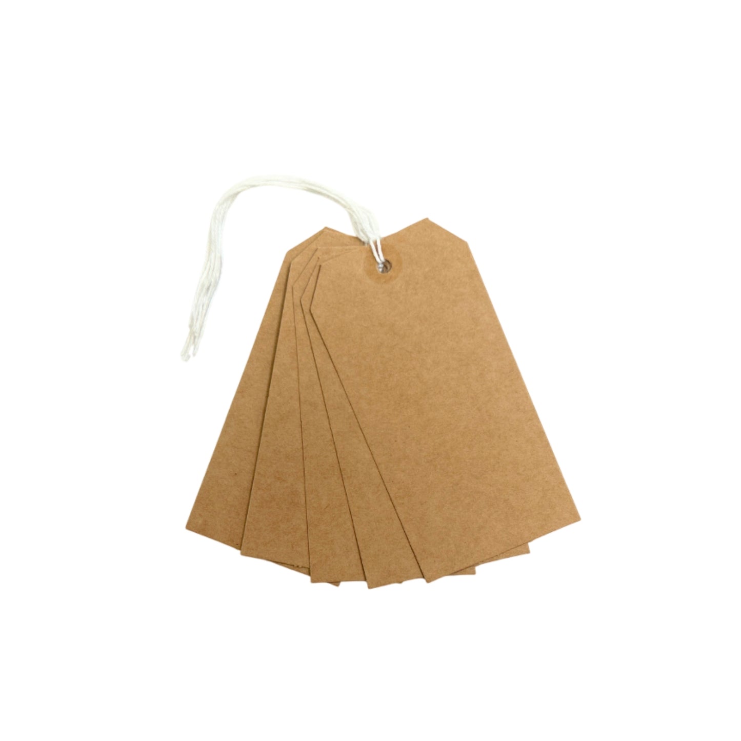Pack of 960 Brown Strung Tags 60 x 120mm