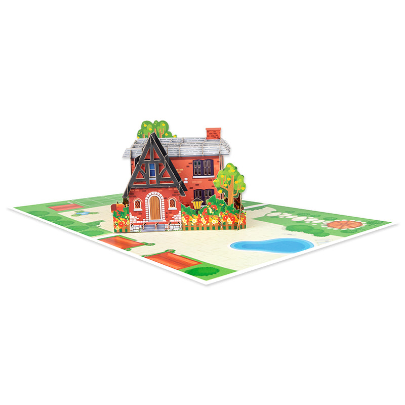 Home Sweet Home 3D Housewarming Pop Up Congratulations Card