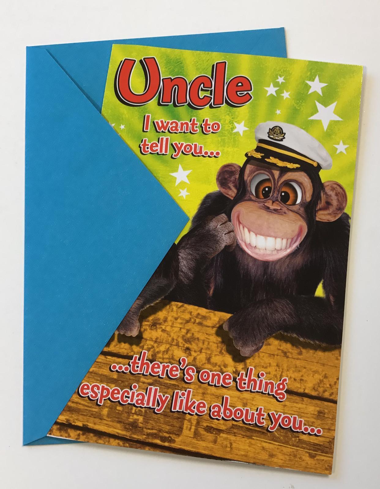 Happy Birthday Uncle, (Humour) Birthday Greetings Card