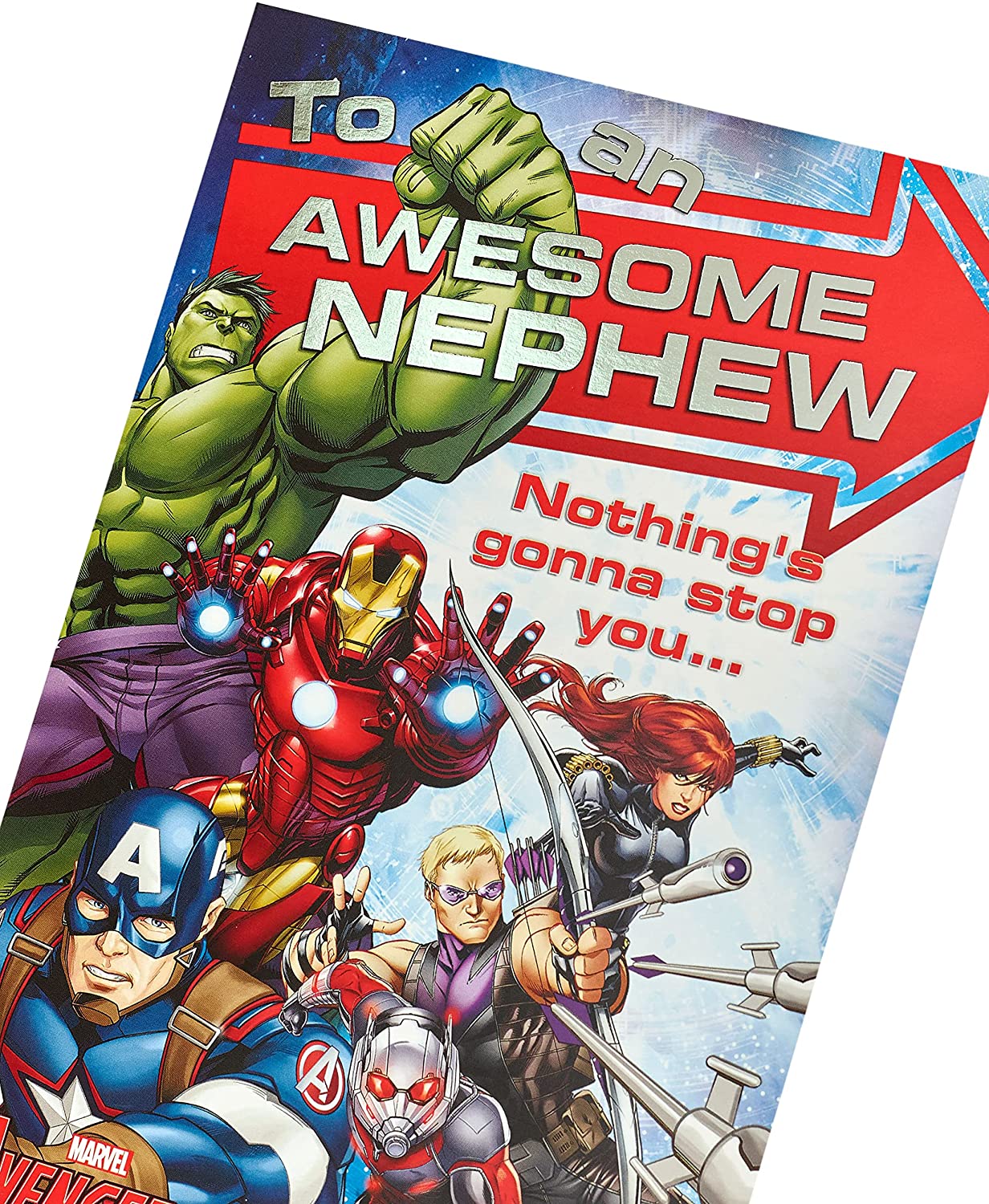 Marvel Awesome Nephew Birthday Card