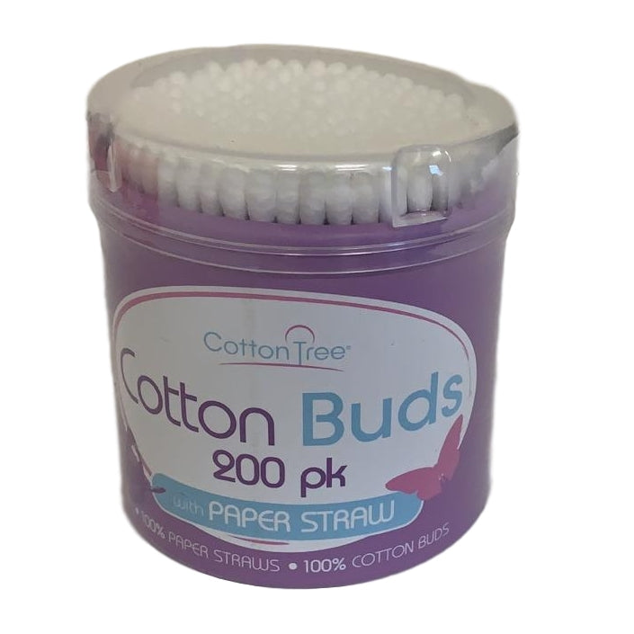 Pack of 200 Cotton Buds Paper Sticks