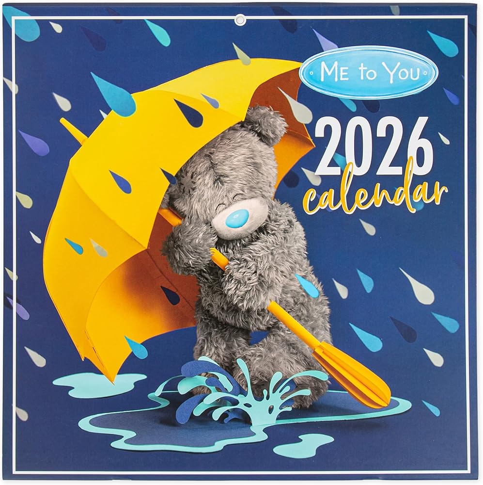 Me to You Photo Finish Tatty Teddy 2026 Square Calendar