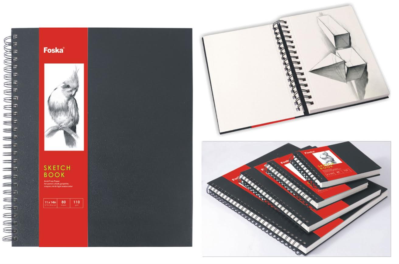 Spiral Sketch Book 27.9 x 35.6cm