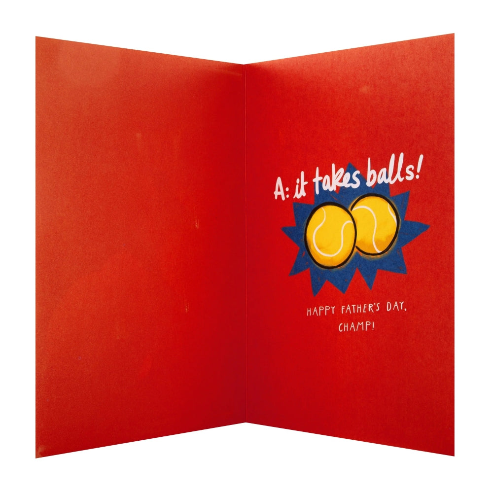 Sports Mad Design For Dad Father's Day Card