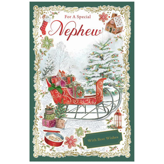 For a Special Nephew With Best Wishes Christmas Card