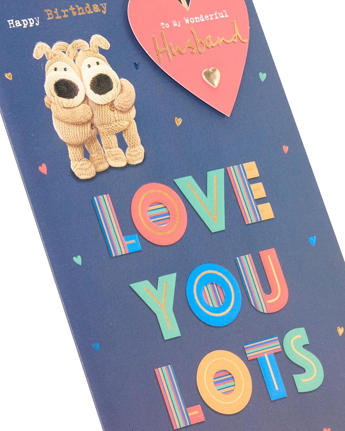 Cute Boofle Pair Design Husband Birthday Card