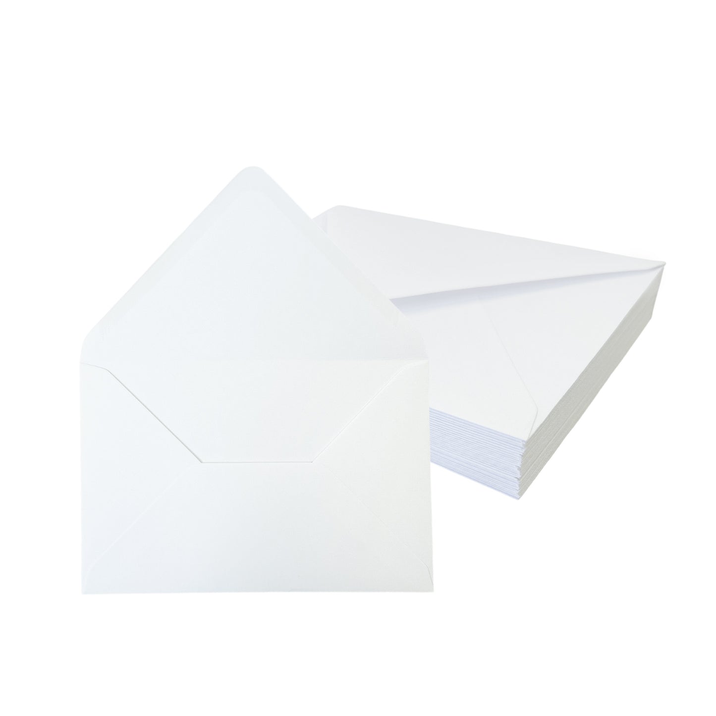 Pack of 500 White 100gsm 121x171mm Gummed Envelopes