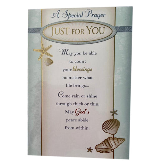 Thinking Of You Religious Prayer Card
