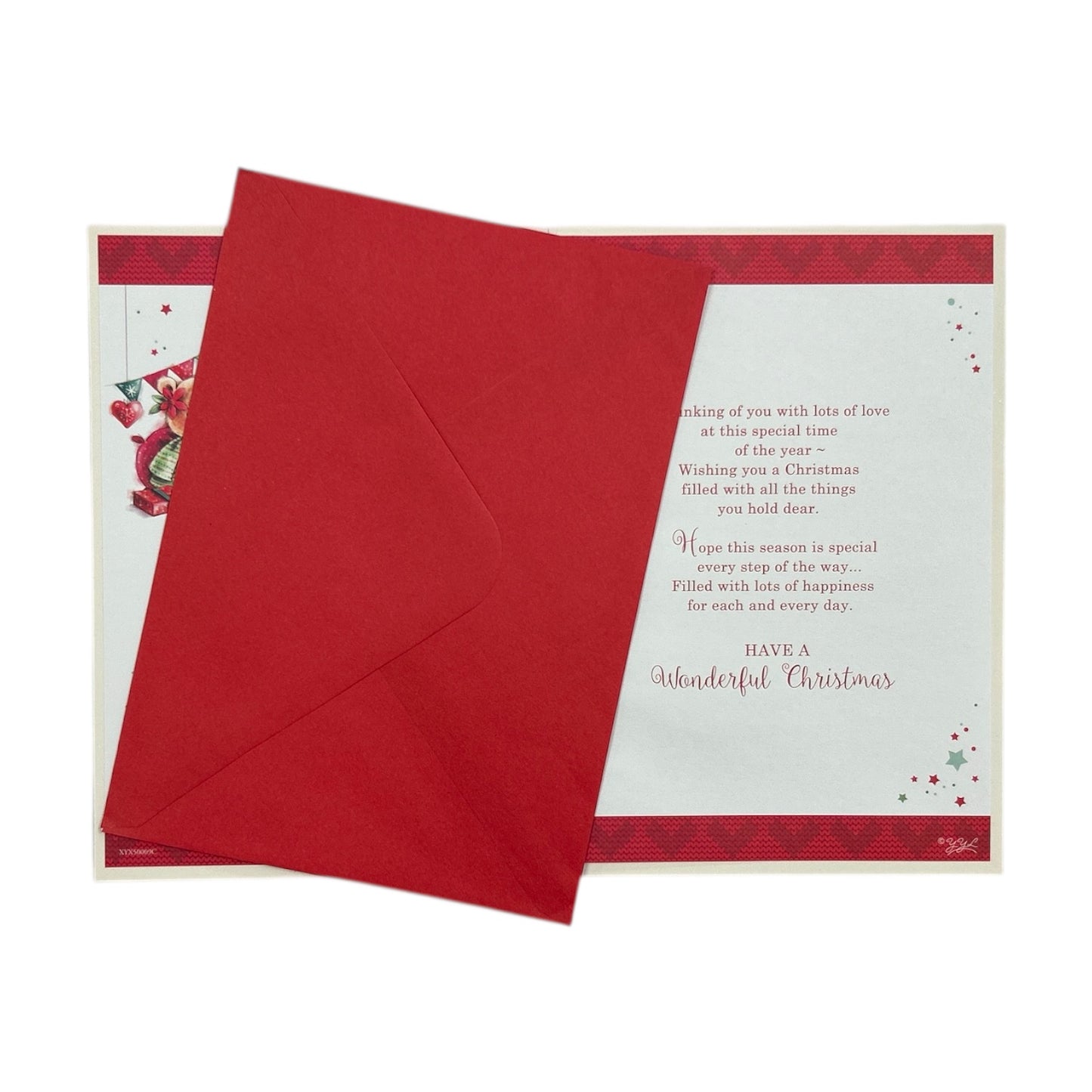 To a Special Granddaughter and Boyfriend Sweet Teddies Design Christmas Card