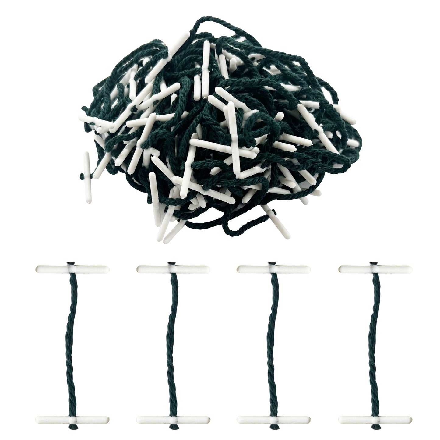 Pack of 1000 51mm Plastic End Treasury Tags