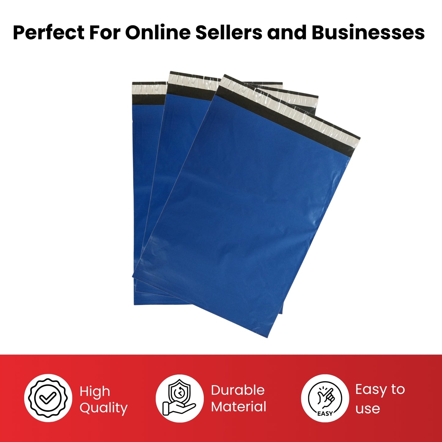 Pack of 50 Pink Mailer Poly Bag 304 x 406mm