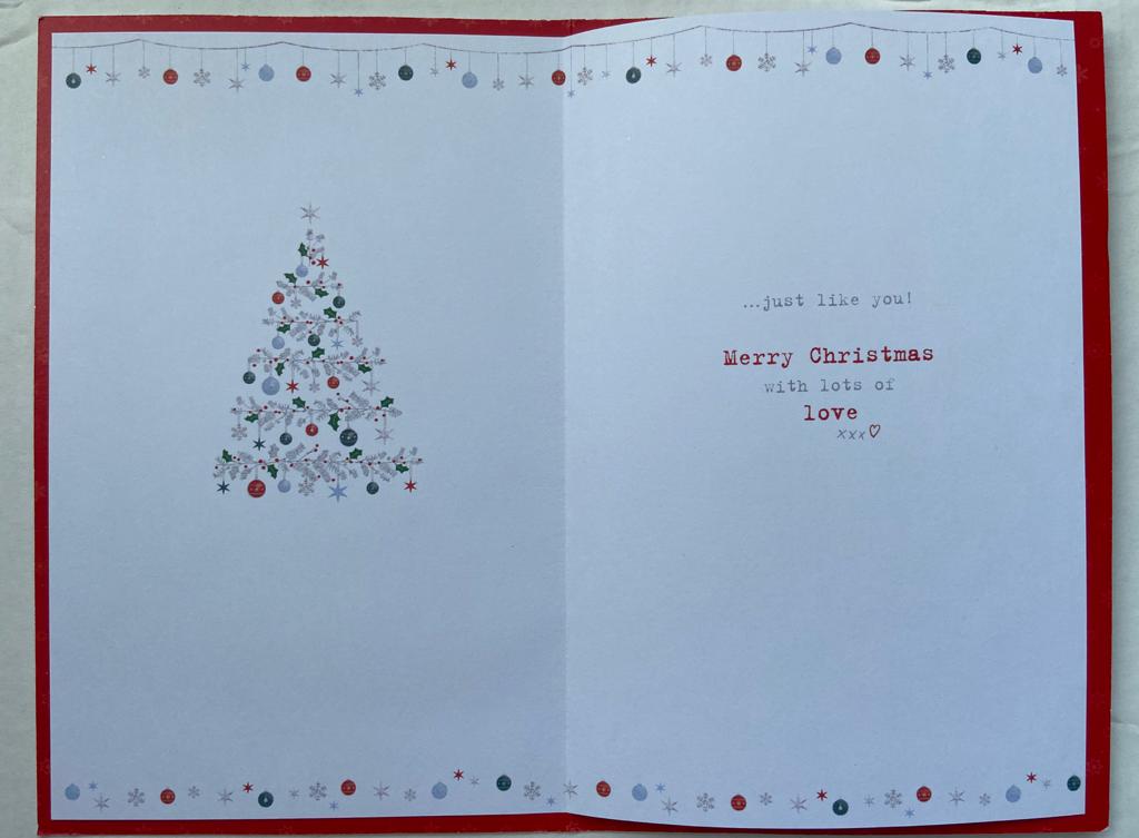 Mummy Boofle And Christmas Tree Design Christmas Card