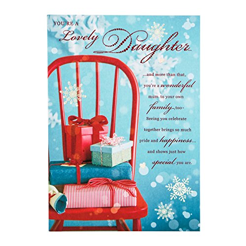 Christmas Card To Daughter 'Love And Laughter' 