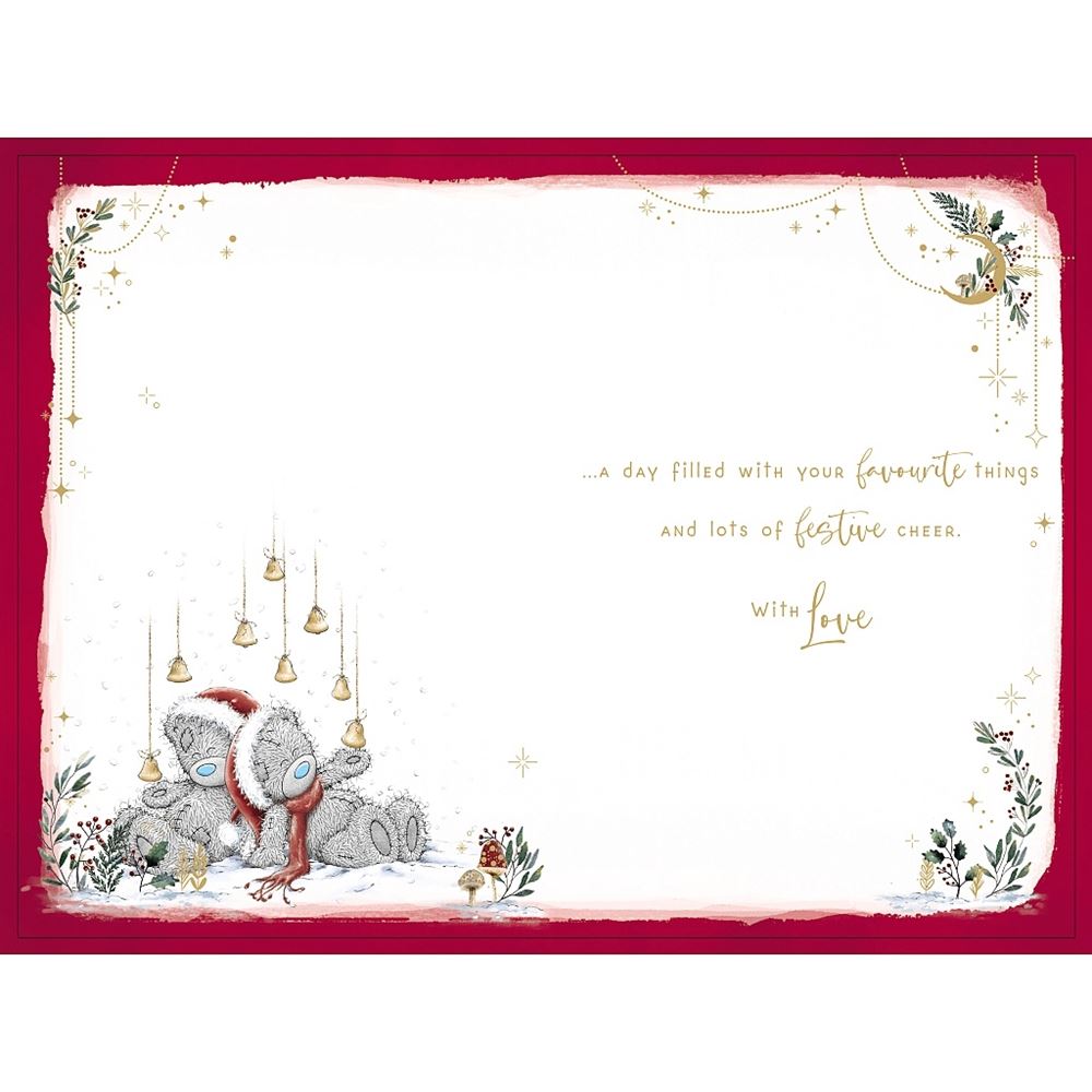 Bears Decorating Tree Storyboard Dad Christmas Card