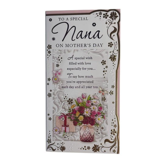 To A Special Nana Flower Pot Design Mother's Day Card