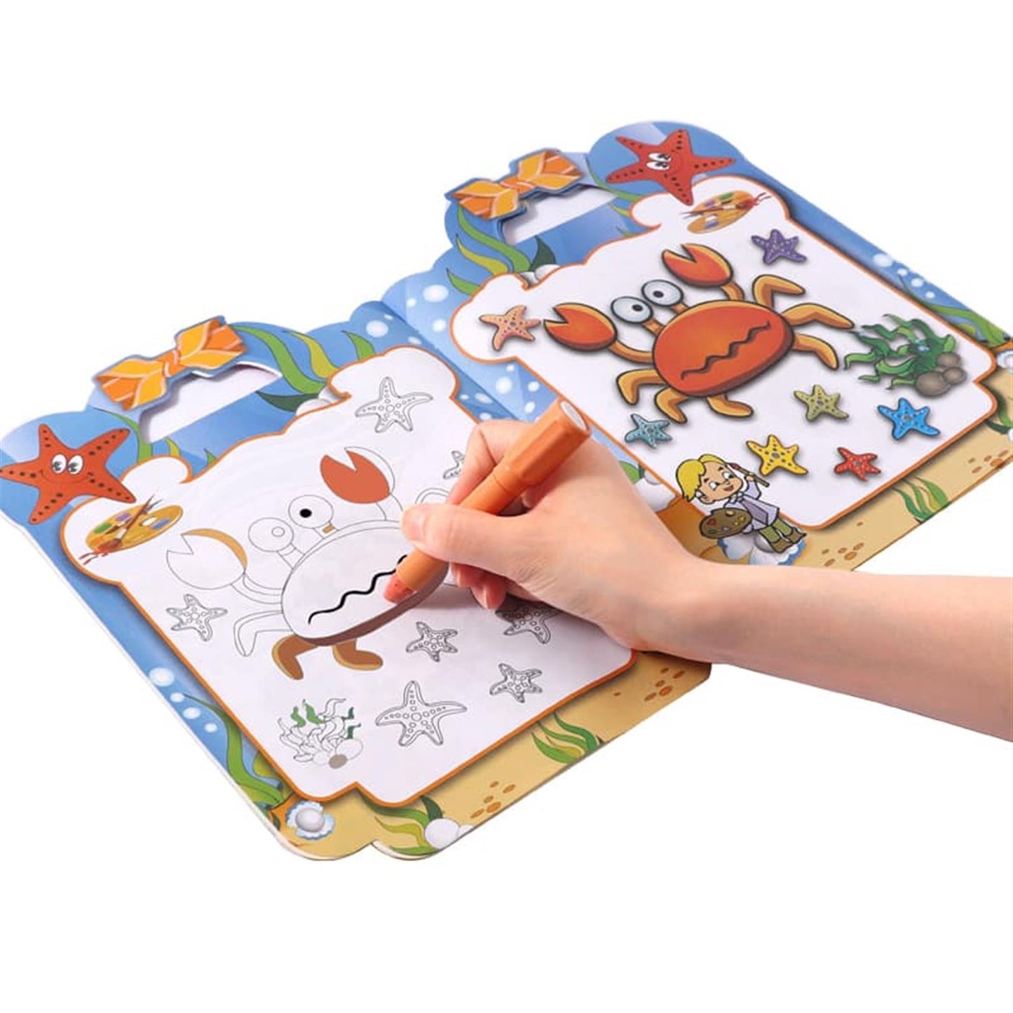 16 Pages Painting Books with Handle