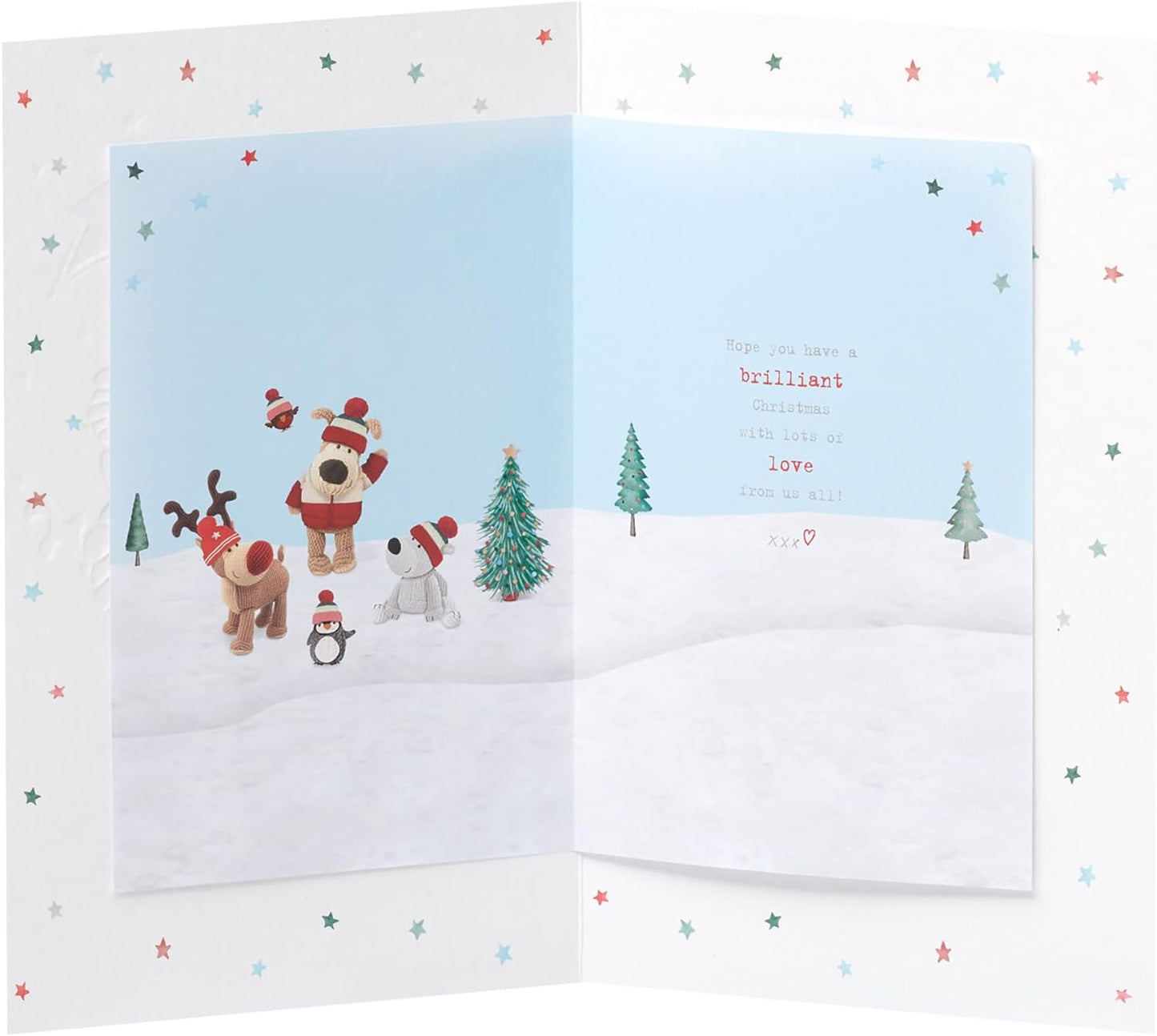 From All Of Us Christmas Card Boofle Merry Christmas