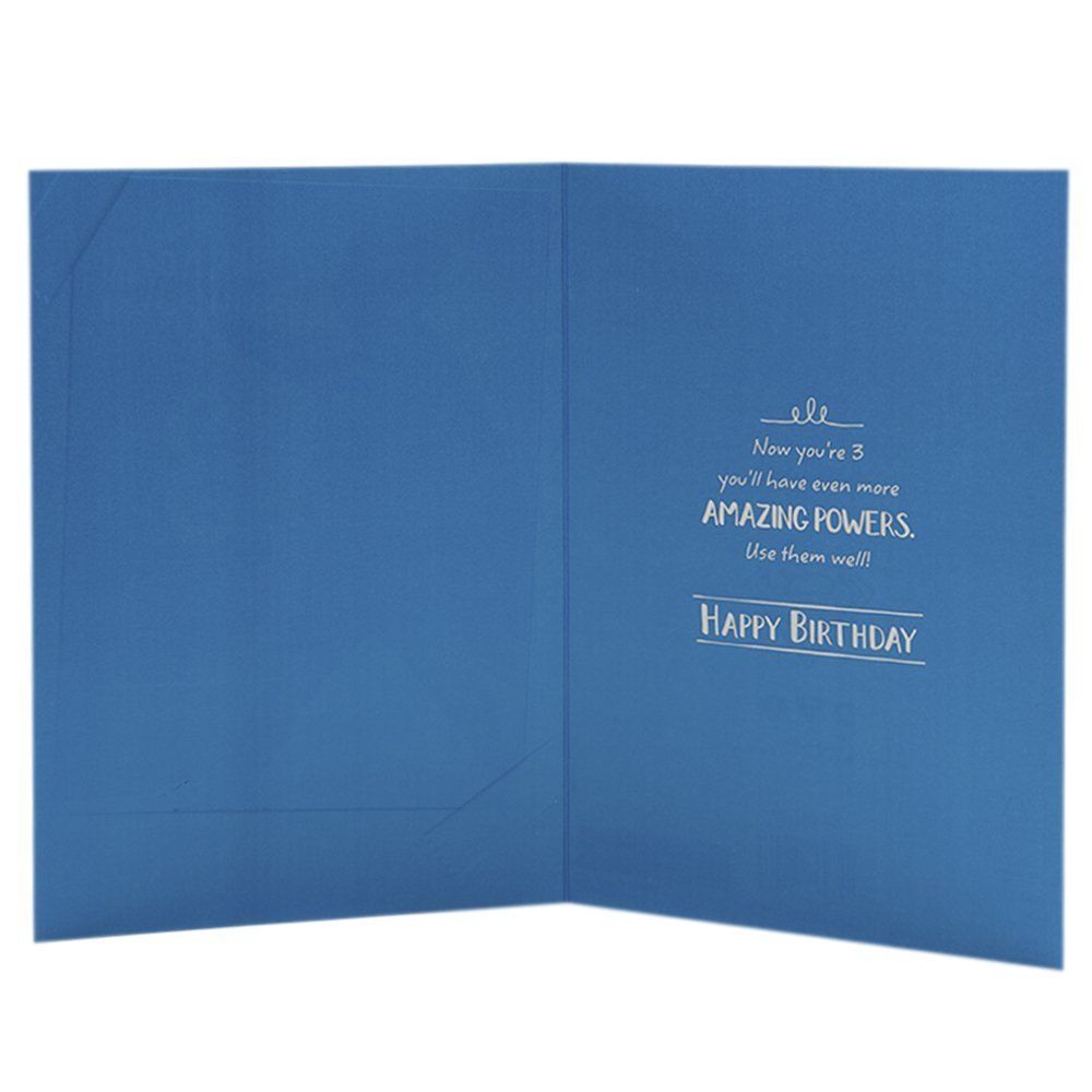 Warner Bros 3rd Birthday Card For Grandson 'Superman'