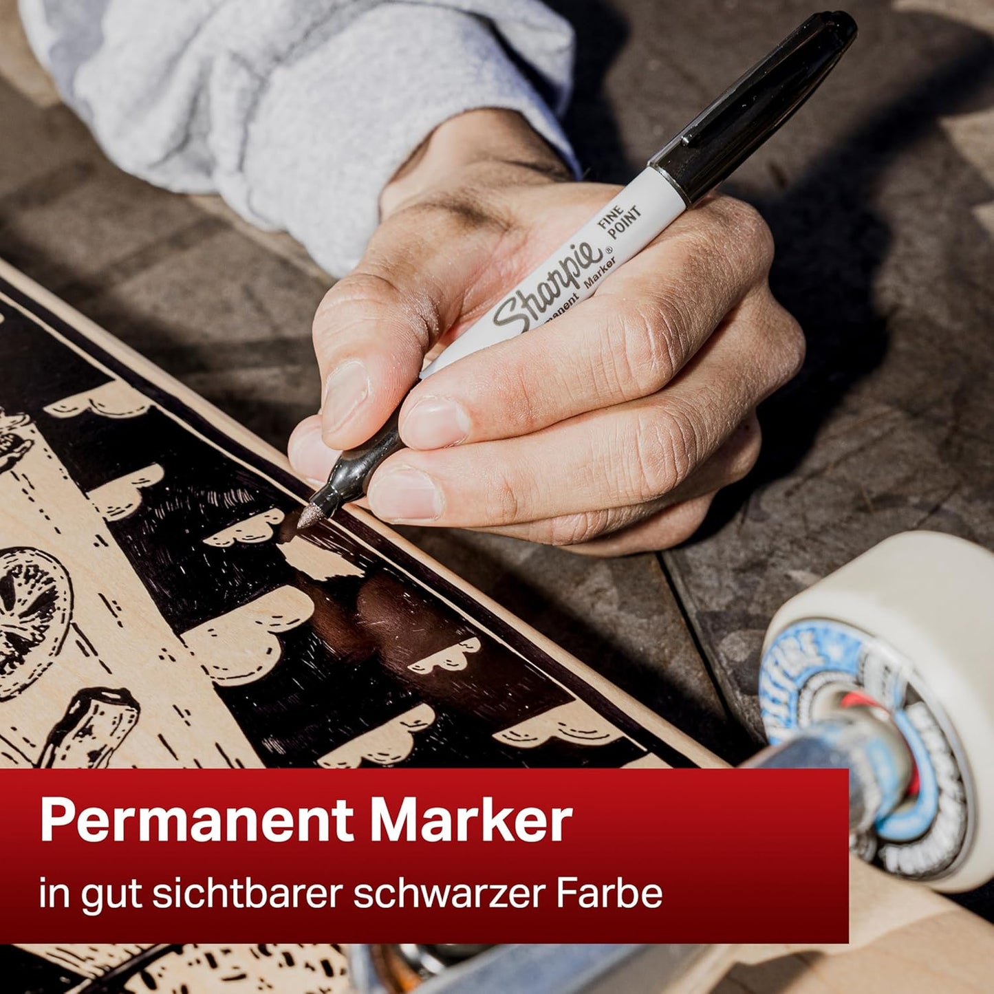 Pack of 12 Black Sharpie Fine Permanent Marker Pens