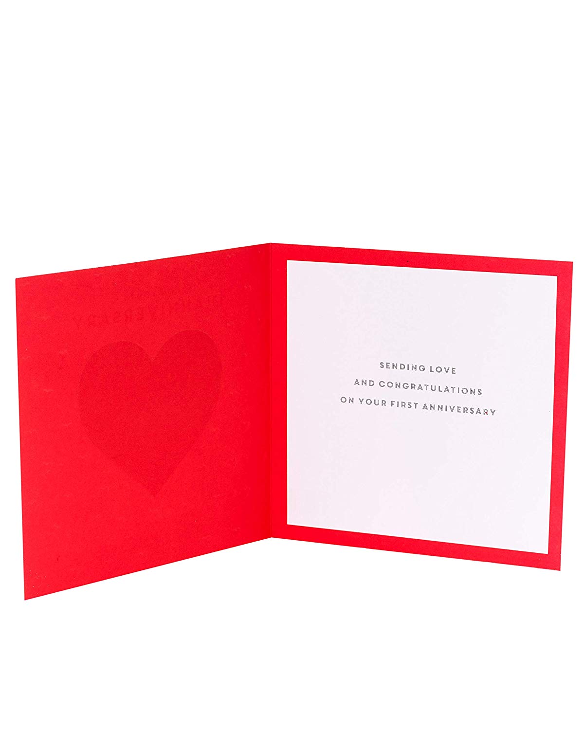 You Belong Together 1st Wedding Anniversary Card