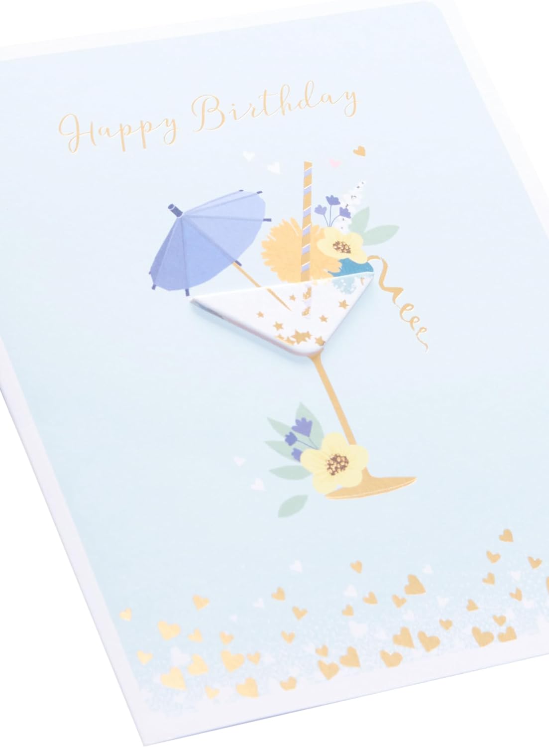 Cocktail Design Birthday Card