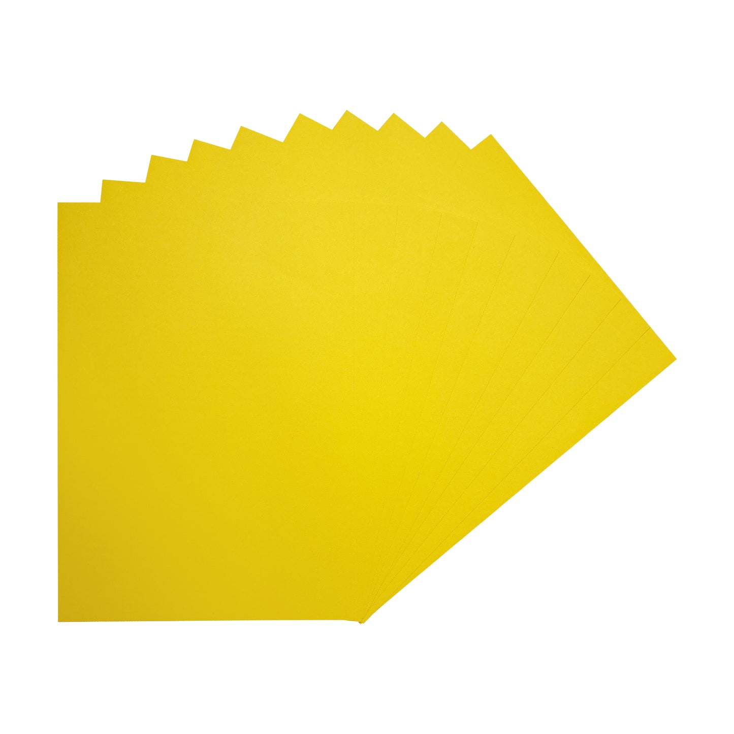 Pack of 500 A4 Yellow Coloured Card 160gsm Sheets