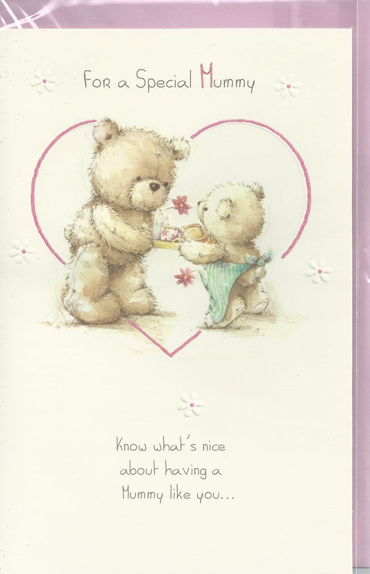 For a special Mummy Adorable Bears Lovely Happy Mother's Day Card