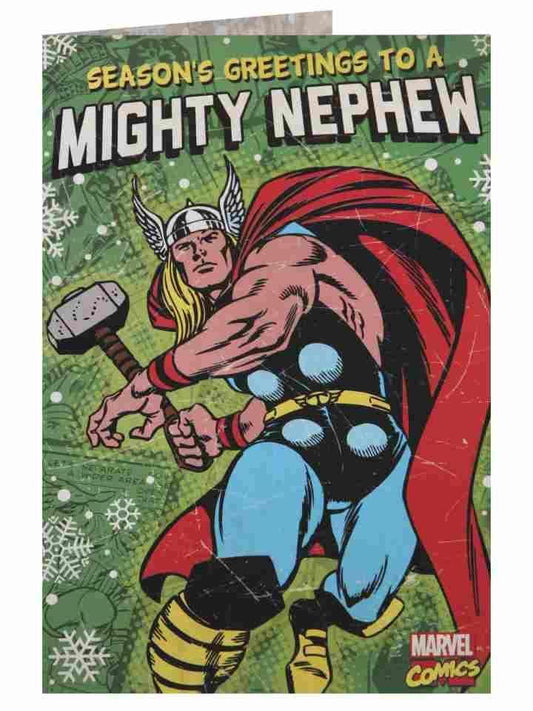  Mighty Nephew Marvel Thor Christmas Card