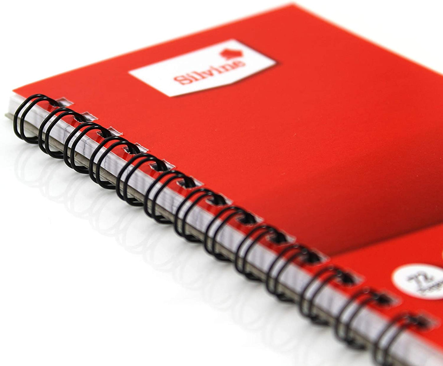 Pack of 12 72 Pages 5"x3" Twin Wire Notebooks