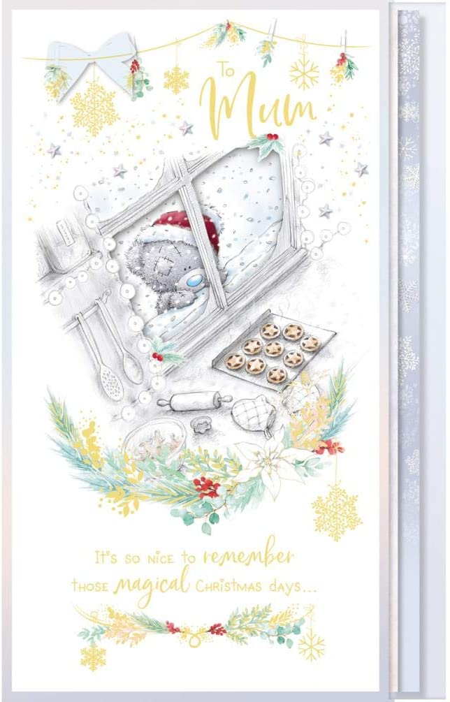 Lovely Mum Handmade Large Christmas Card