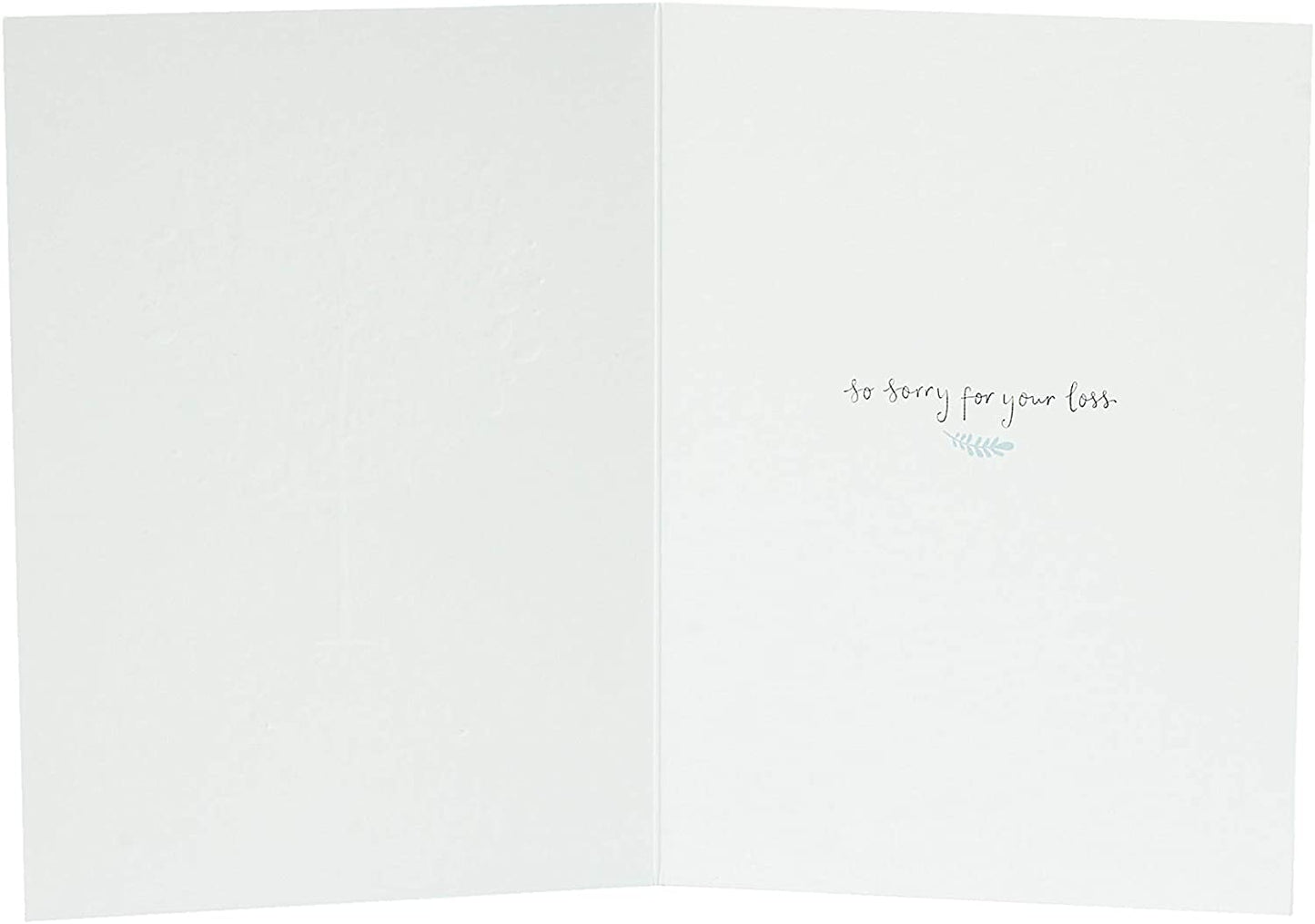 Sympathy 'So sorry for your loss' Tree Design Card