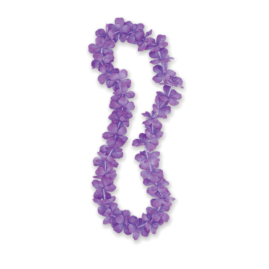 40" Purple Flower Lei