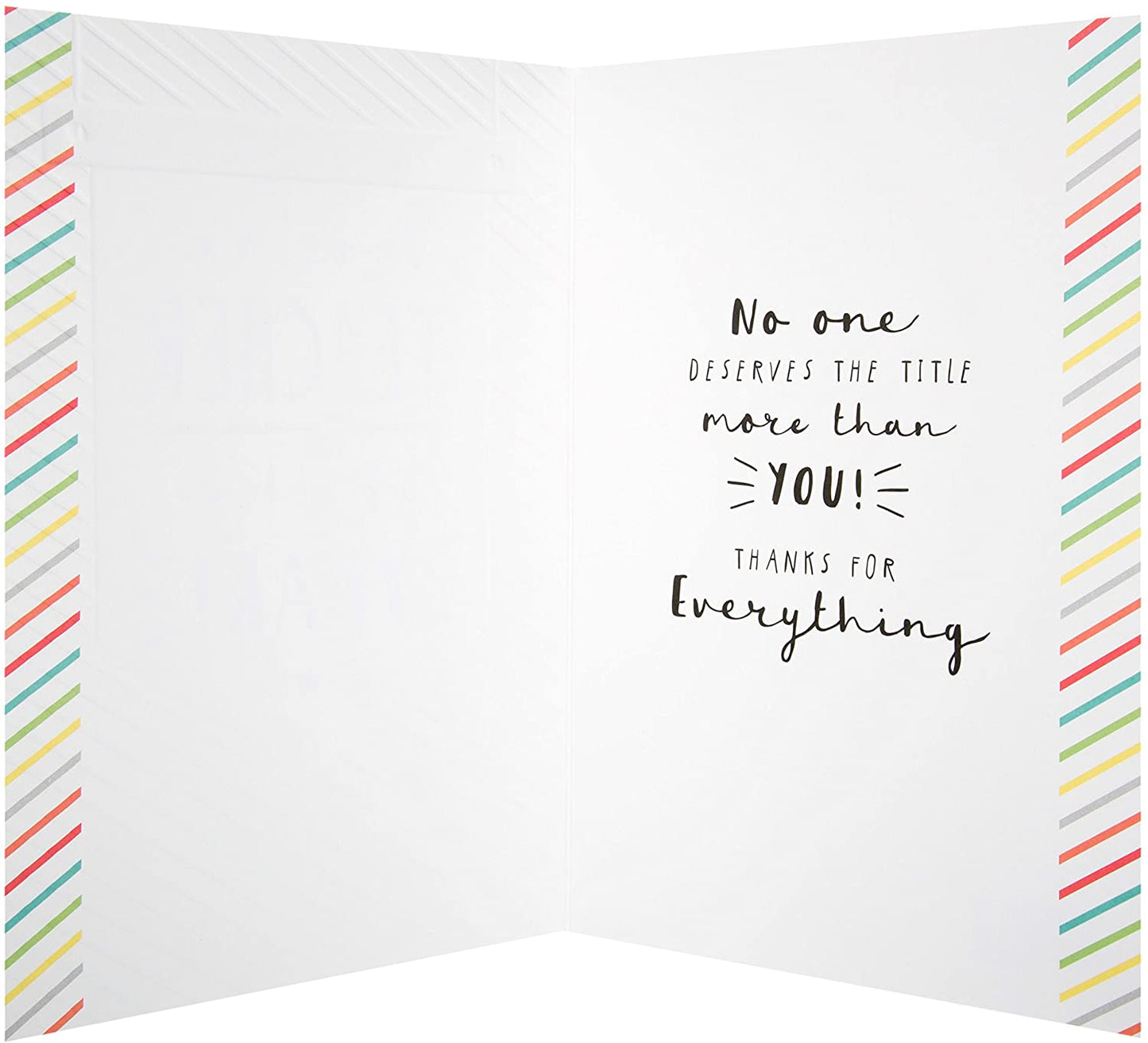 Hallmark Thank You Card "Teacher Of The Year" - Medium