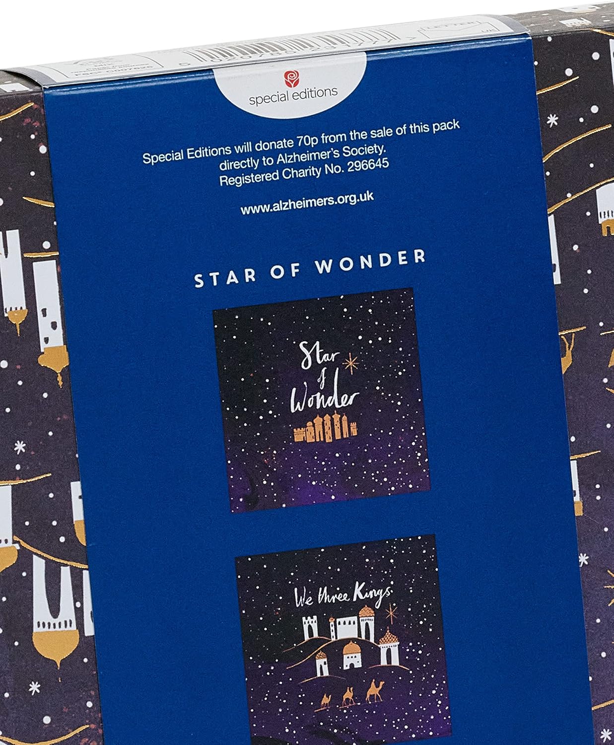 Box of 10 Bethlehem Alzheimer's Society Charity Christmas Cards In 2 Designs