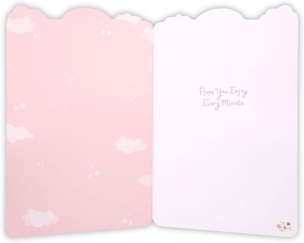 Girl with Pigtails On Unicorn Age 2 Birthday Card