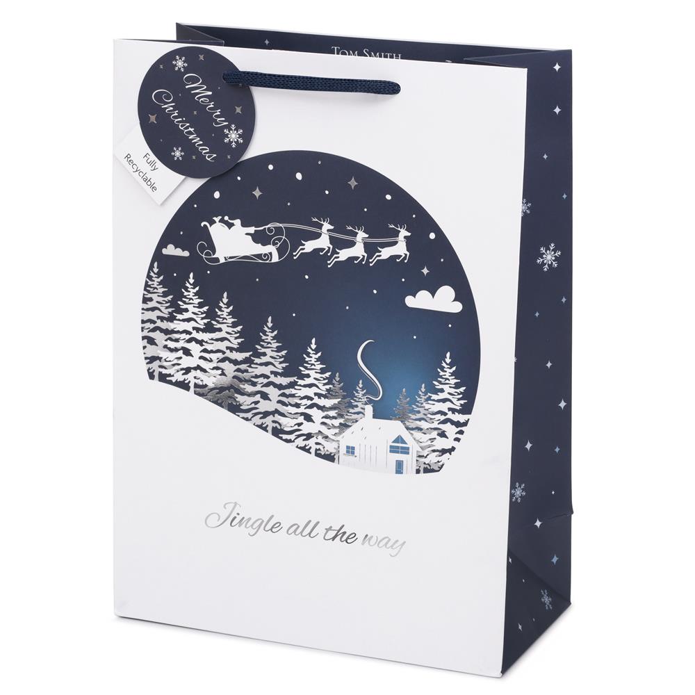 Winter Wonderland Christmas Large Gift Bag